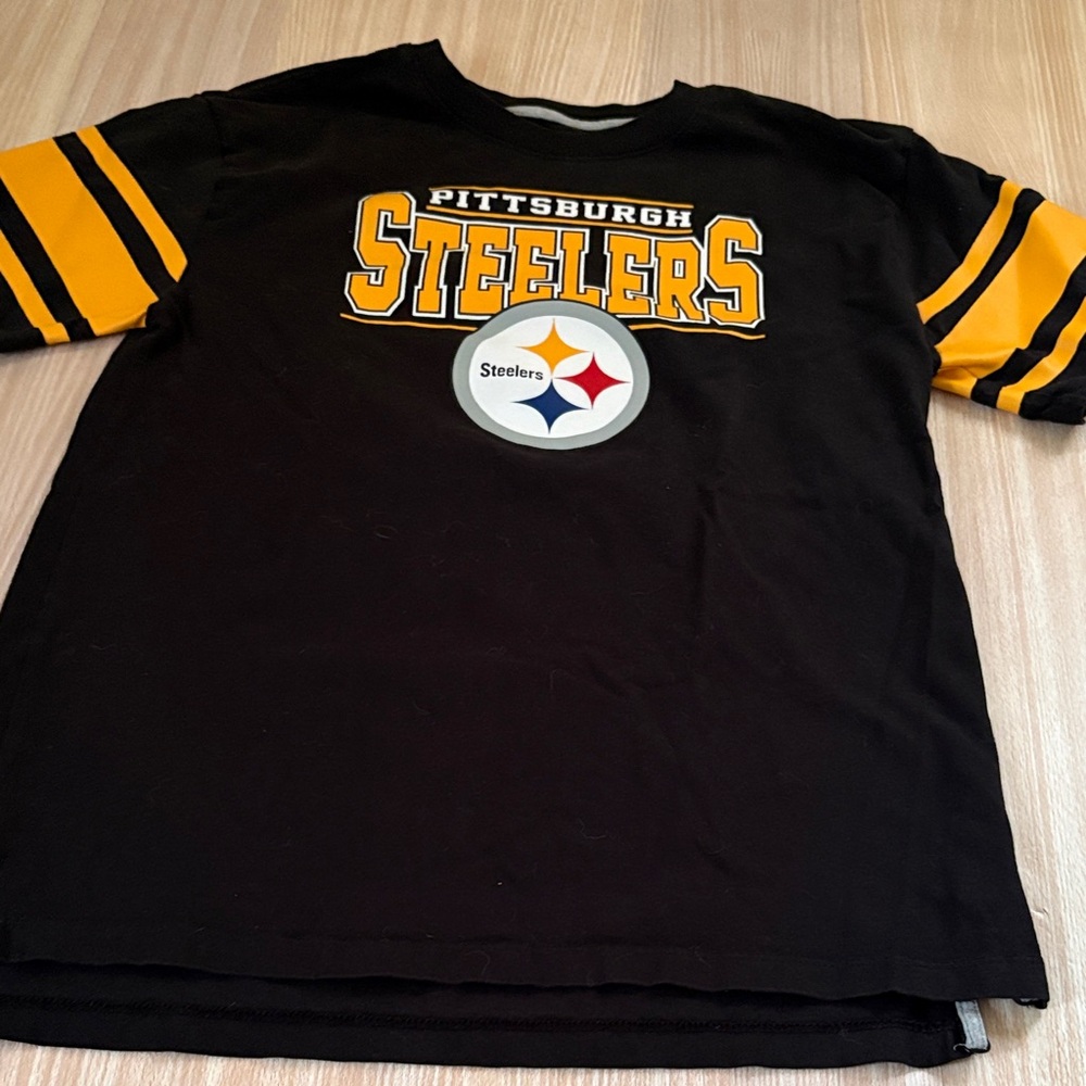 NFL Pittsburgh Steelers tee black gold